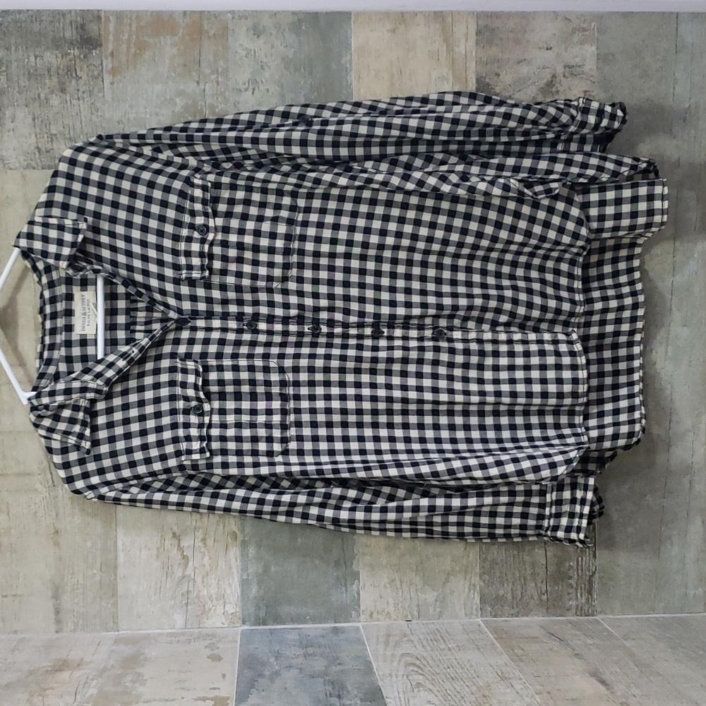Ralph Lauren Black Checked Button Down Shirt